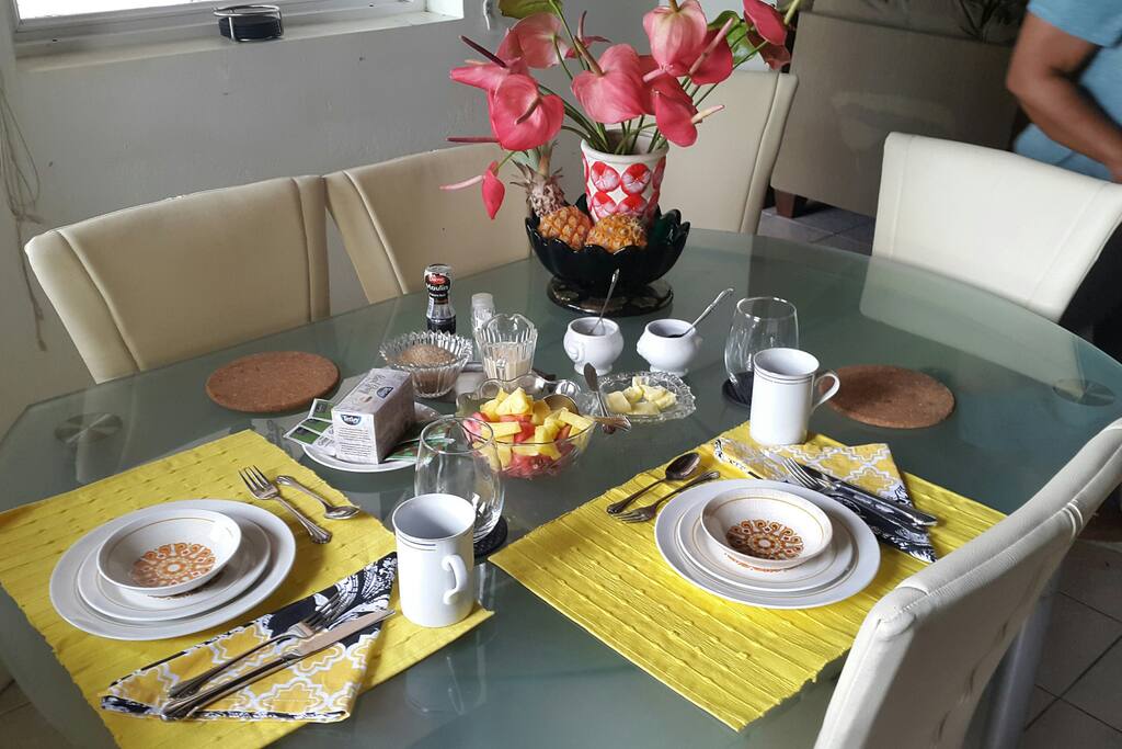 Wake up to personal service at breakfast