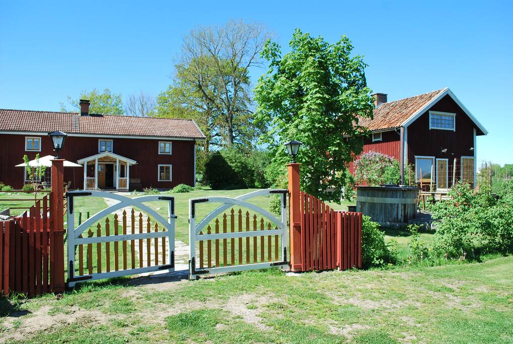 The accommodation, on the right side, in the old grain magazine.