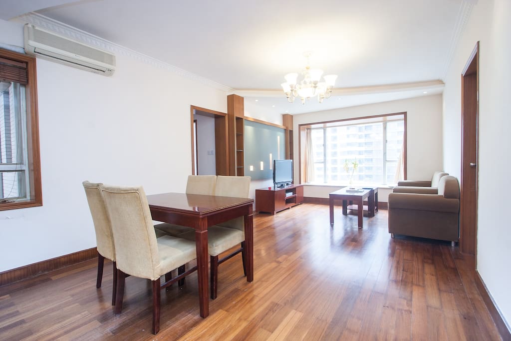 spacious shared living room