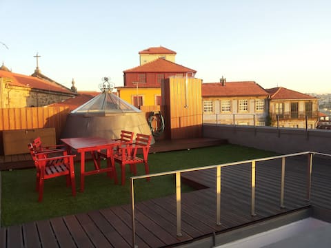 Studio with terrace @ historic centre