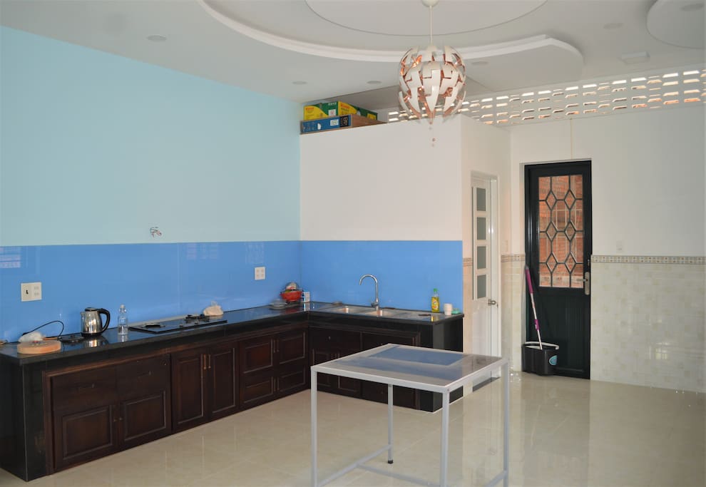 Kitchen and small restroom
