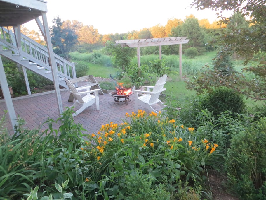 Patio off living space