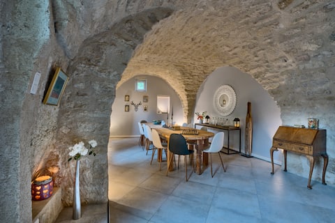 Beautiful and elegant stone village house