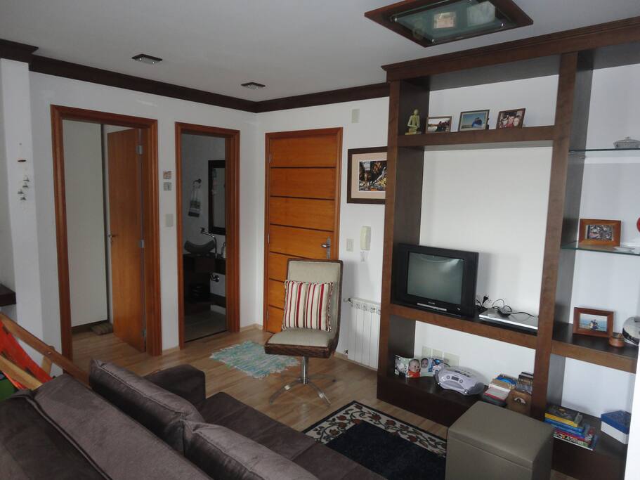 Sala de estar com calefação