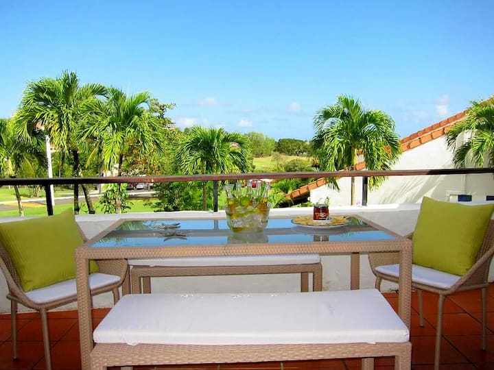 Villa inside Wyndham Rio Mar Resort near waterfall Condominiums for