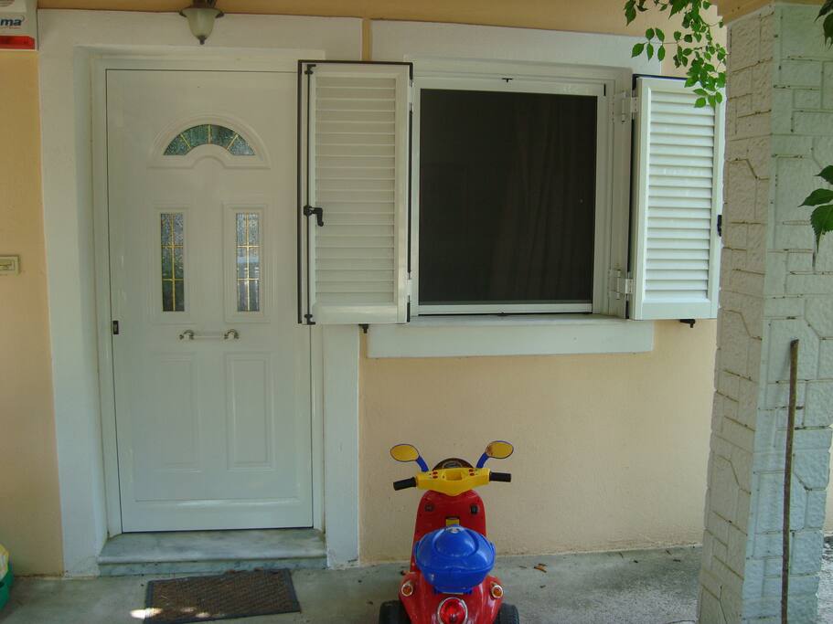 The front door