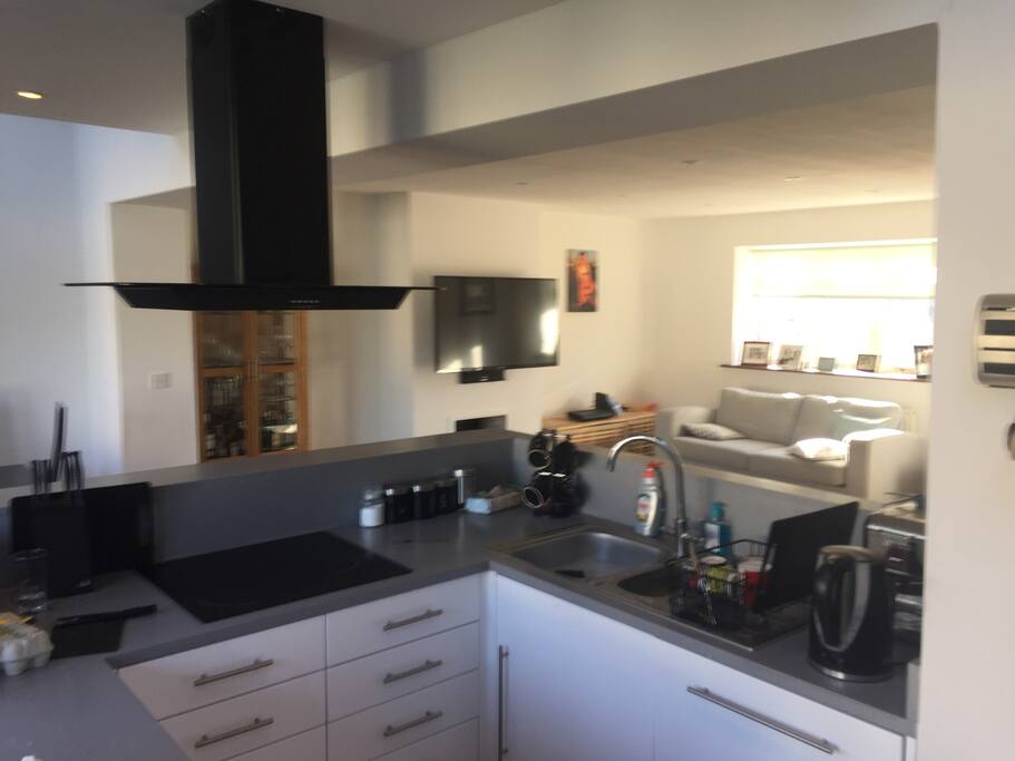 Open plan kitchen