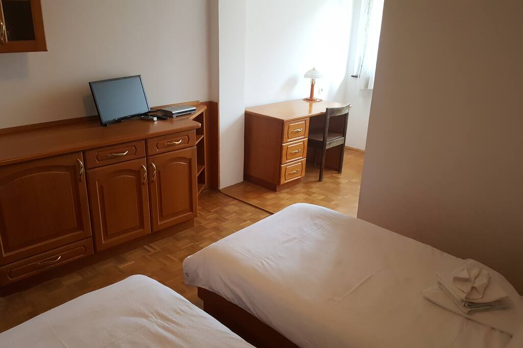 Room for two persons with separate beds