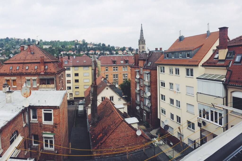 Ausblick vom Balkon