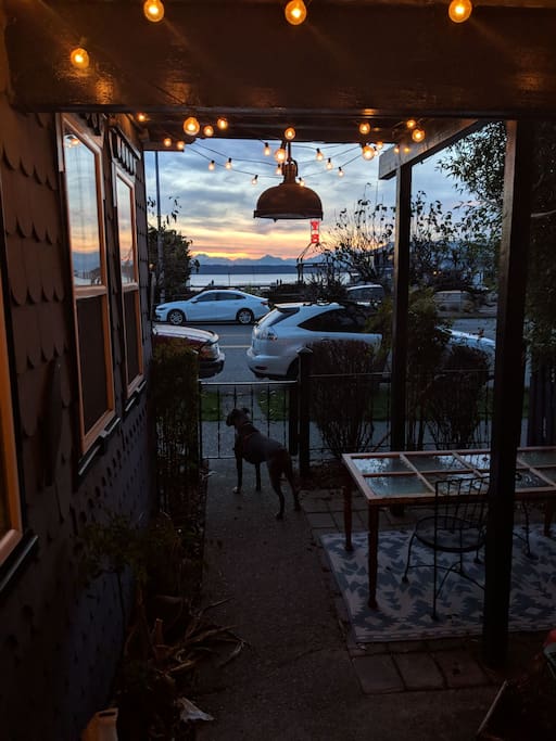 View from the front door of the upstairs.