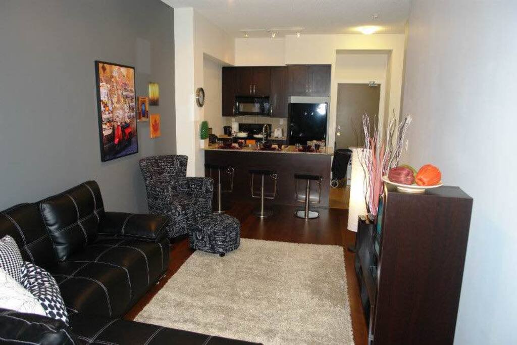 spacious living room