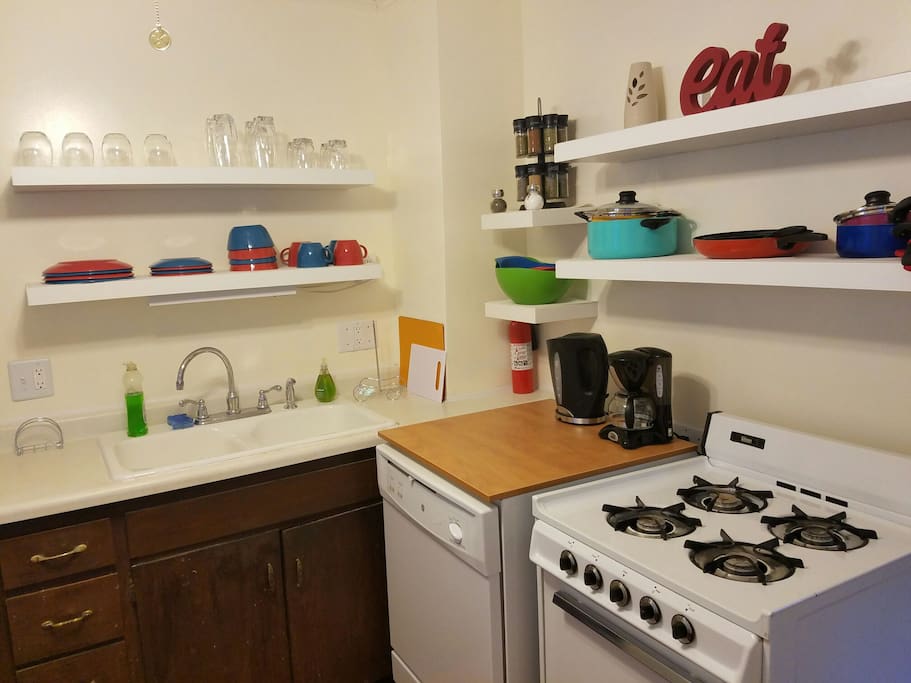 Kitchen with dishwasher