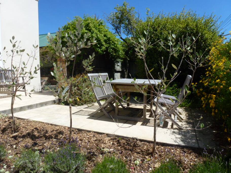 Outdoor dining area