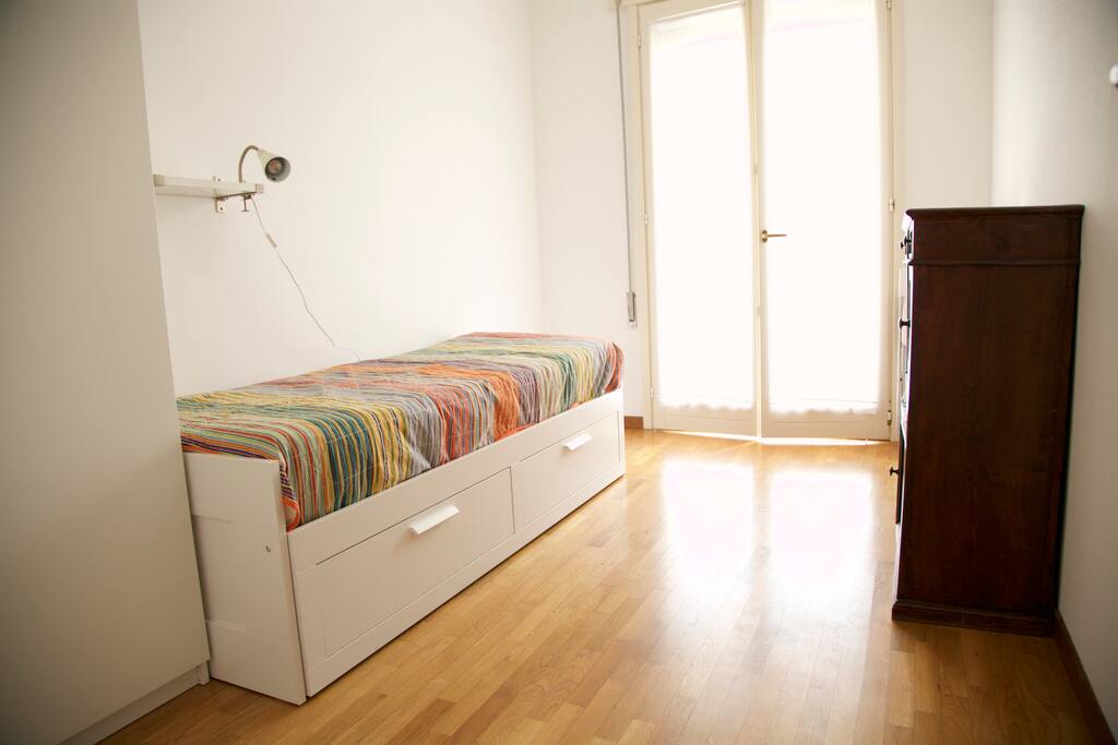 single / double bedroom with terrace