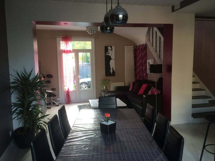 Salon (avec un canapé convertible pour deux personnes)