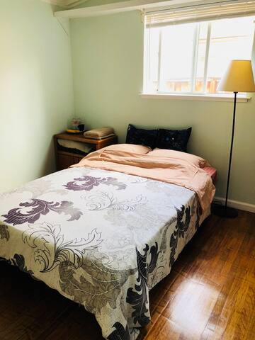 Cupertino private bedroom with heat