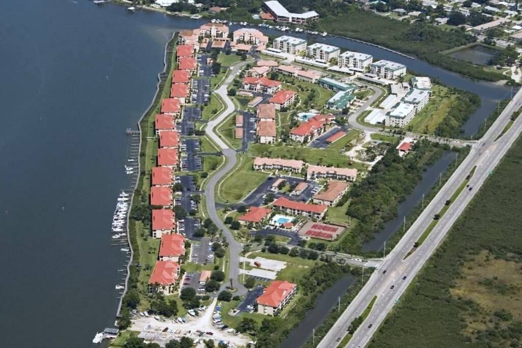 Aerial view of Bouchelle Island