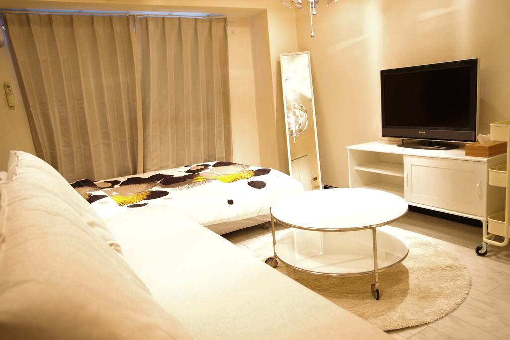 Sofa turns into double beds!!!
