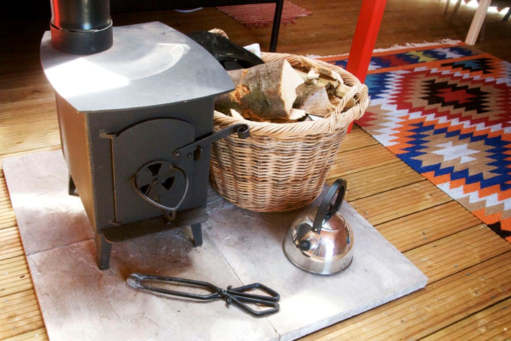 Woodburner to keep you warm and toasty.