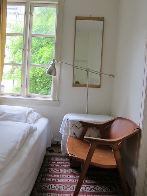 Arm chair and small table