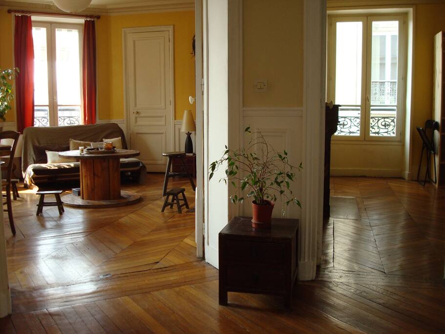 Séjour et chambre