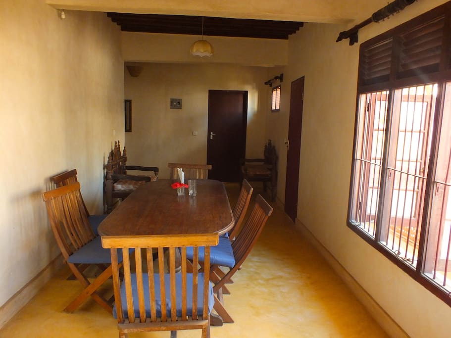 dinning table outside bedroom