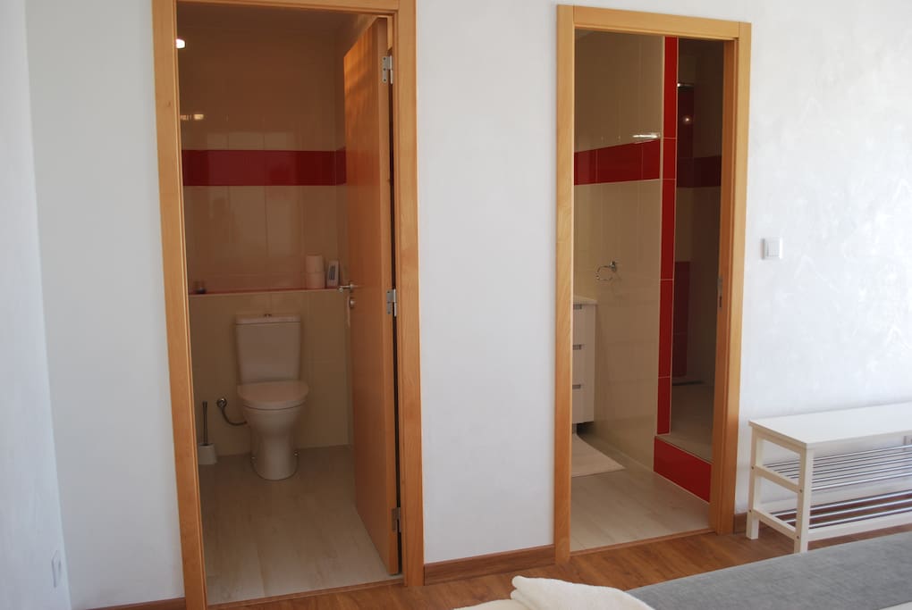 salle d'eau,douche a l'italienne ,wc