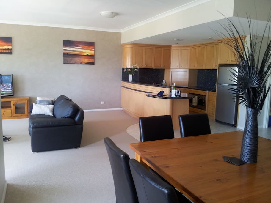 Dining, lounge , kitchen