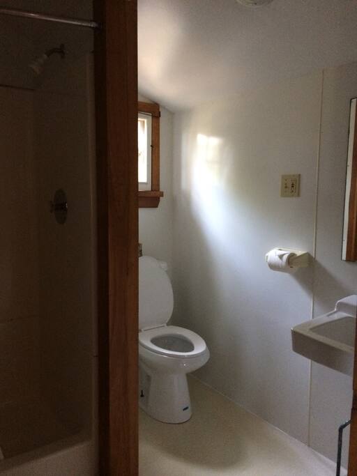 Private Bath with Stall Shower