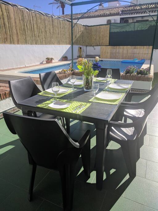 Zona comedor terraza