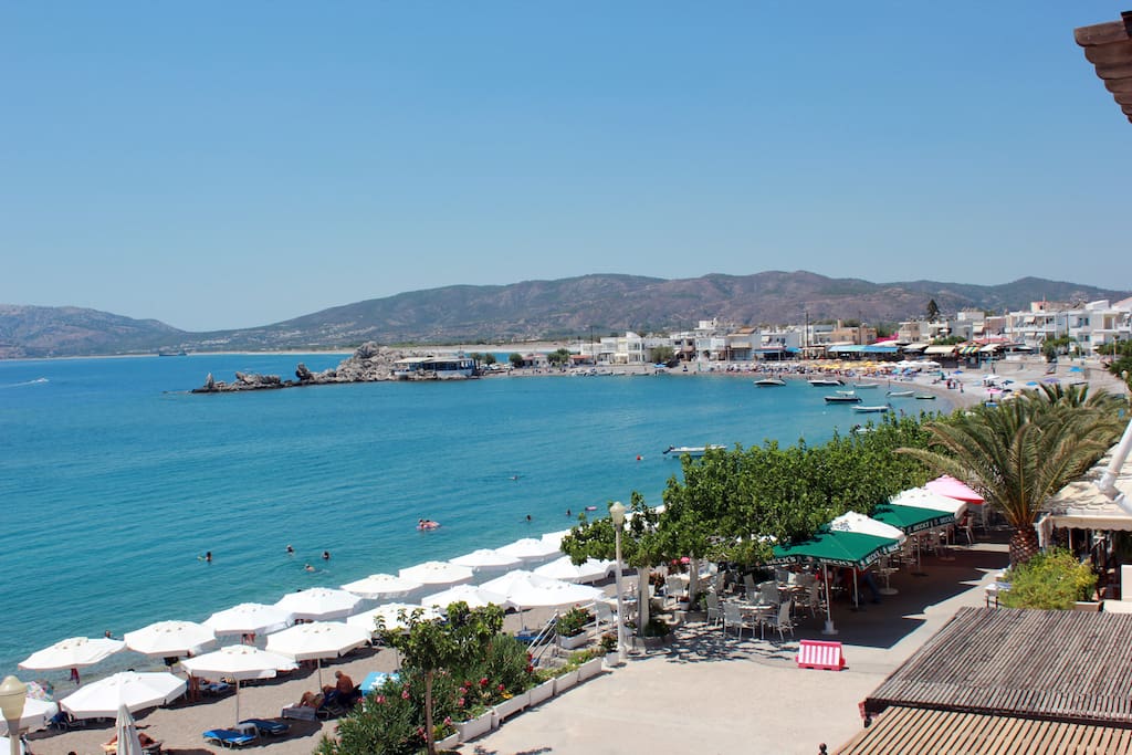 View from balcony.
