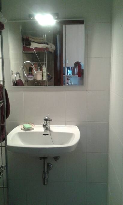 bathroom inside the room