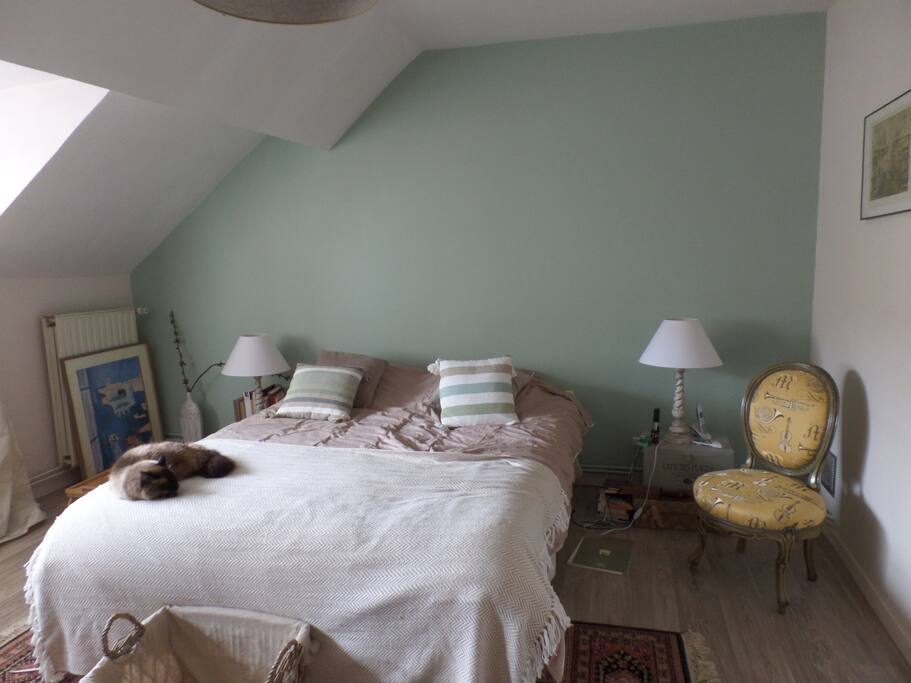 calme et sérenité chambre de 20m², lit 160 entièrement refaite