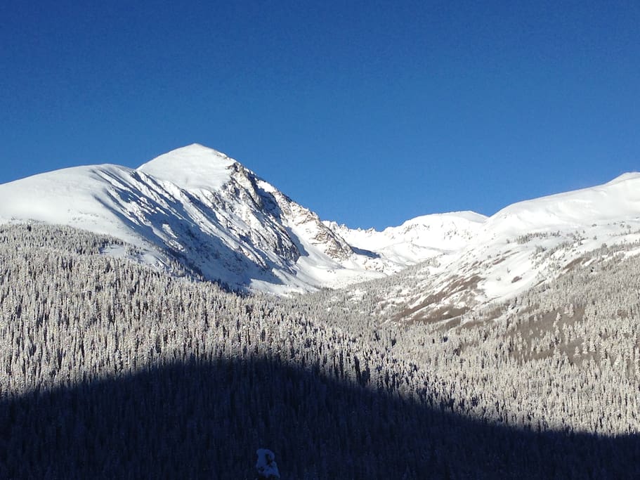 Quandary Peak and McCullough Gulch.