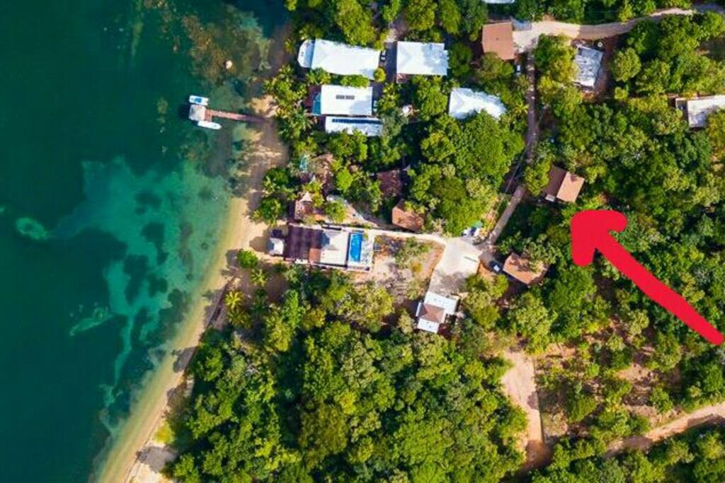 Location of house relative to beach (70m)
Aerial photo credit - Joe Weaver