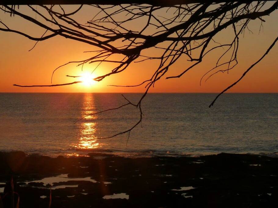 Sunrise from the deck