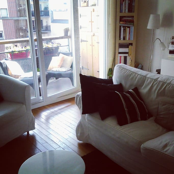 Vue du salon cosy