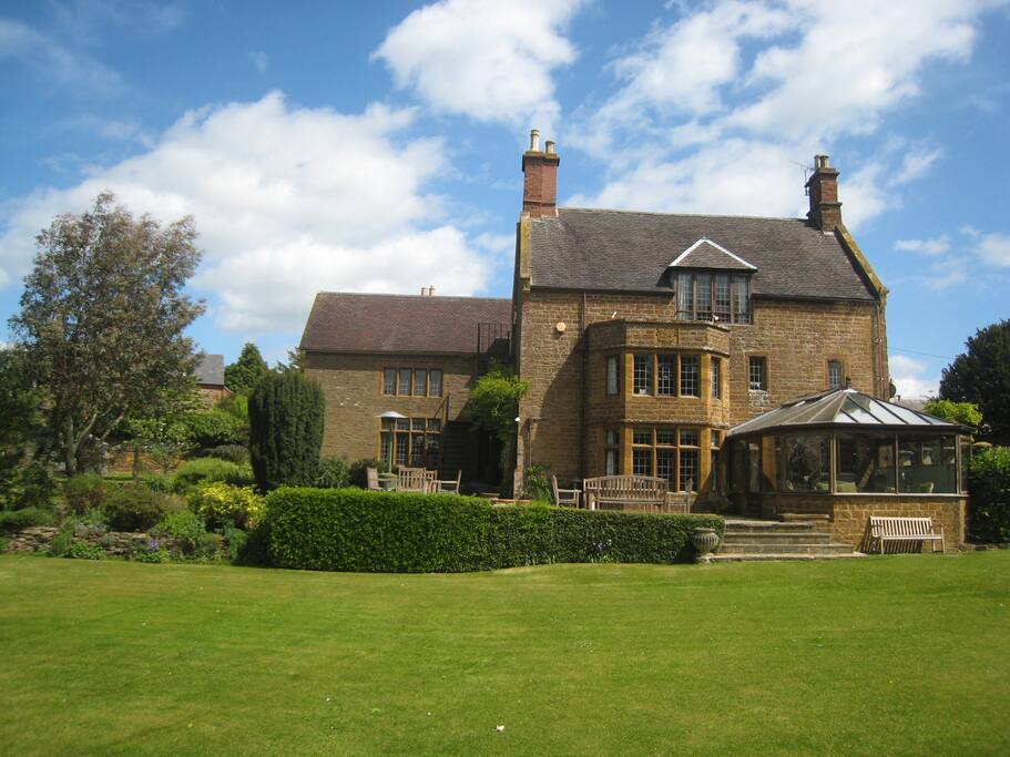 View of house from garden