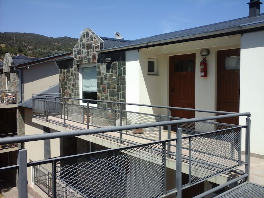 Pasillo de acceso.
