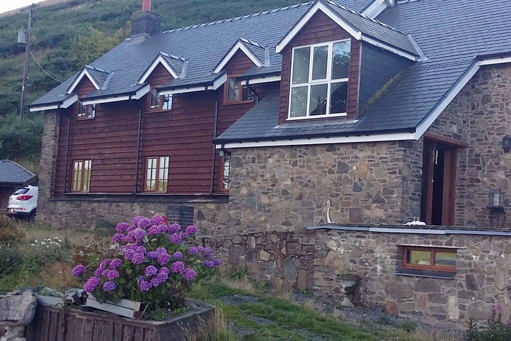 Large country house with breathtaking views over Shropshire and Mid Wales