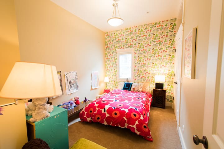 Room #2, with a double sized bed