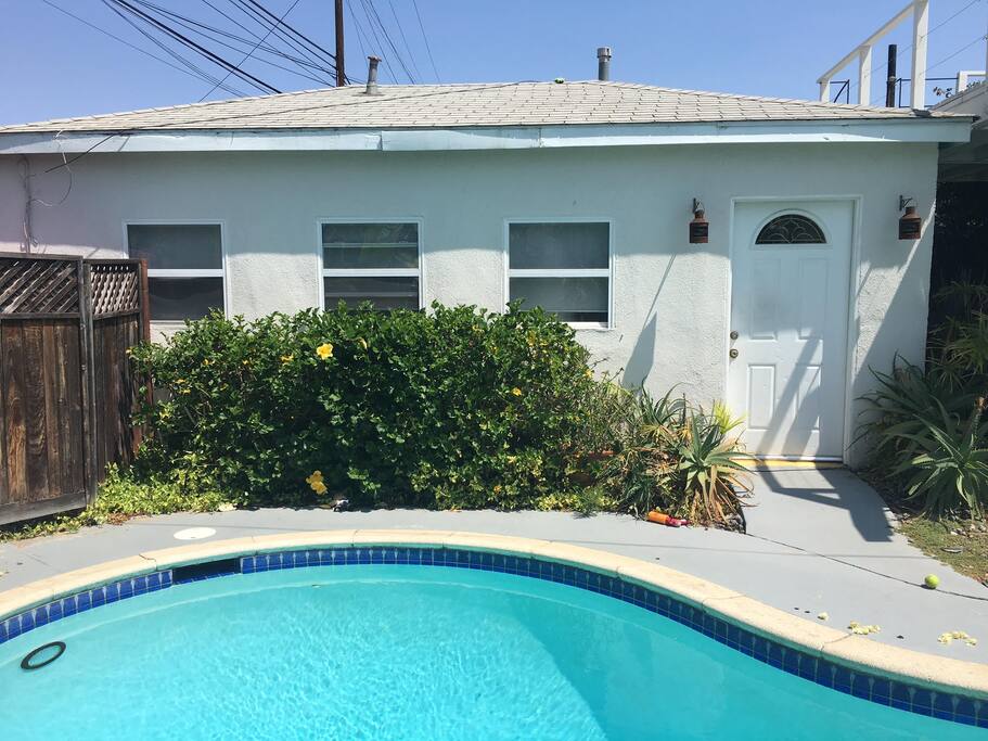 Poolside access.