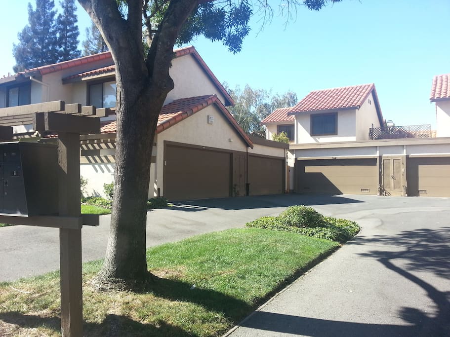 Exterior view of garage