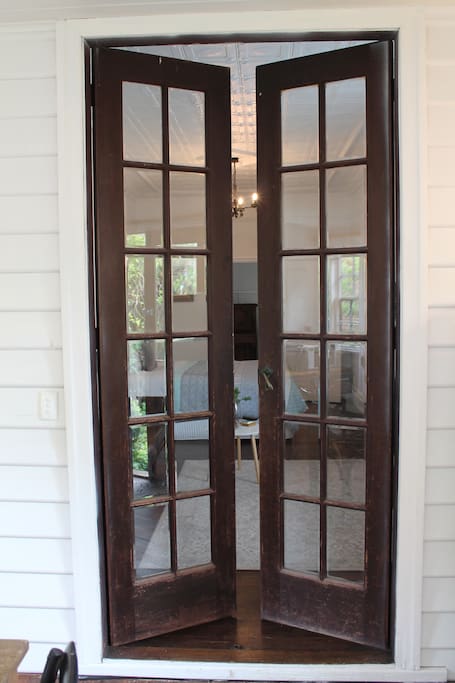 A space steeped in charming whalers history. How beautiful are these turn of the century doors.