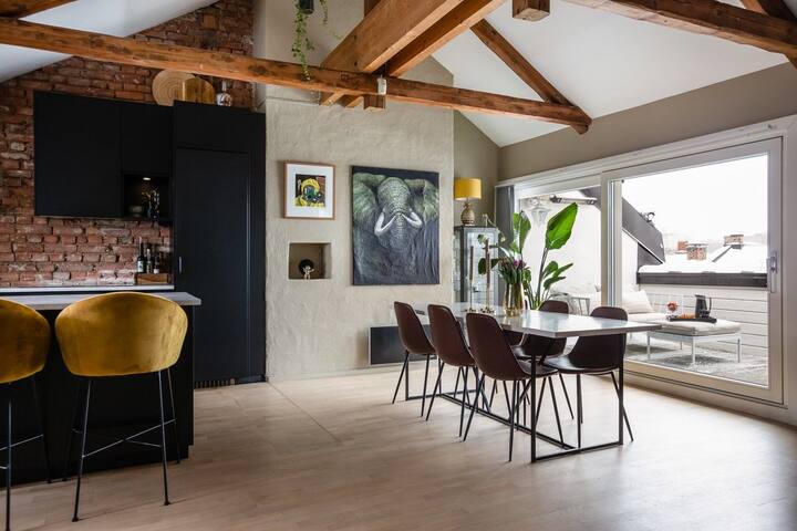 Deilig loftsleilighet med takterrasse gallery image 2