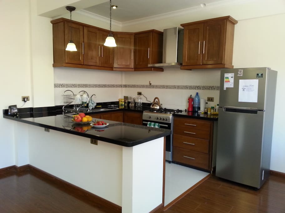 Fully equipped kitchen