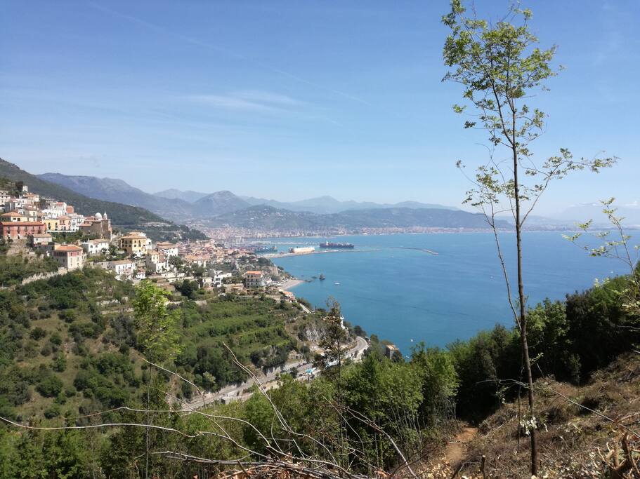 Veduta Vietri dalla cima di
fronte casa