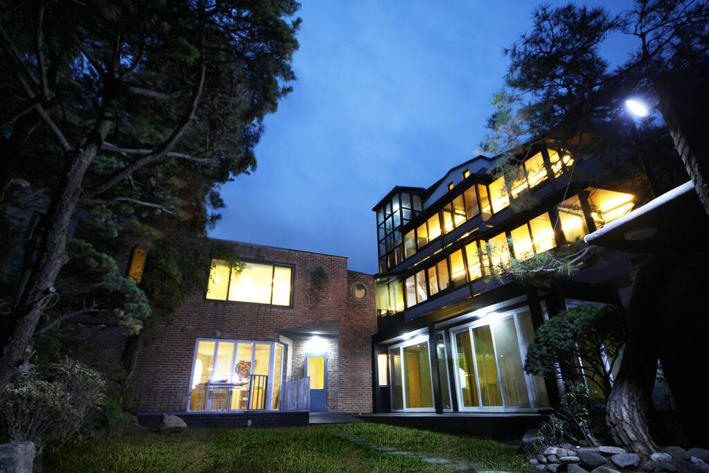 Outside - night view