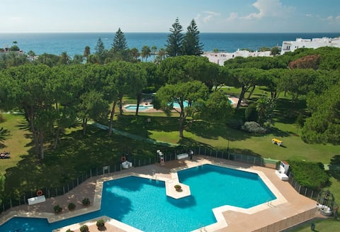 Popular Airbnb listing: Beachfront Apartment - Playas del Duque - Marbella in Marbella