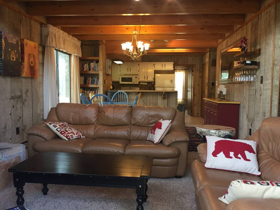 Living Area and Kitchen